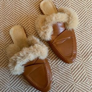 Cozy and fluffy Faux Fur Women's Slippers size 12